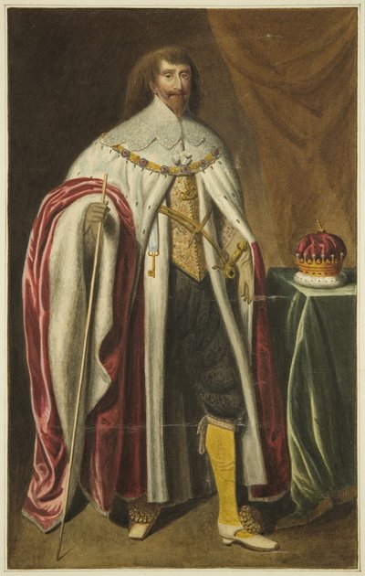 Portret w Council House hrabiego Pembroke (ołówek i akwarela na papierze) autorstwa Joseph Manning