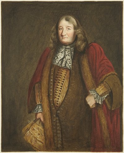 Portret w Domu Rady Richarda Lane, burmistrza Bristolu (akwarela na papierze) autorstwa Joseph Manning
