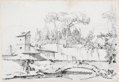 Widok Prato Villa Borghese autorstwa Joseph Marie Vien