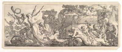 Przybycie kadzi z winem, ok.1755. autorstwa Joseph Marie Vien the Elder