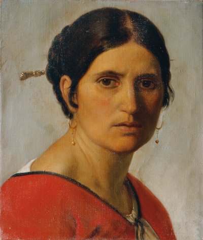 Włoska wieśniaczka autorstwa Joseph Mathias von Trenkwald