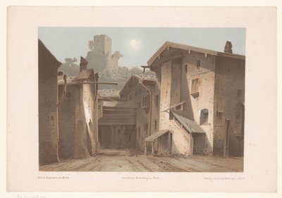 Widok na Bad Ragaz Hof-Ragatz kanton St. Gallen (tytuł na obiekcie) autorstwa Joseph Maximilian Kolb