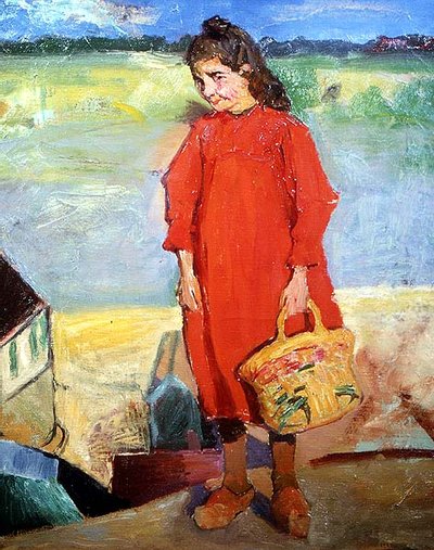 Czerwona Sukienka autorstwa Joseph Milner Kite