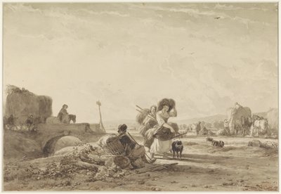 Zbiór siana autorstwa Joseph Moerenhout