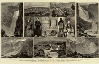 Wycieczka po Norwegii autorstwa Joseph Nash