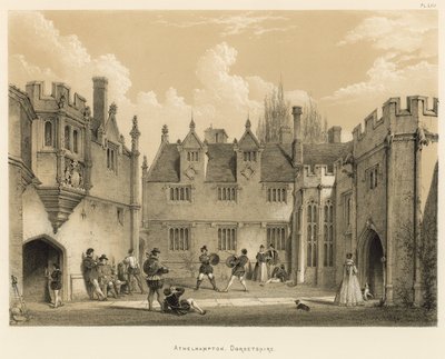 Athelhampton, Dorsetshire autorstwa Joseph Nash