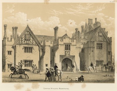 Compton Wynyates, Warwickshire autorstwa Joseph Nash