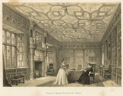 Salon, Chastleton, Oxon autorstwa Joseph Nash