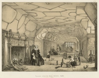 Galeria nad Hallem, Knowle, Kent autorstwa Joseph Nash