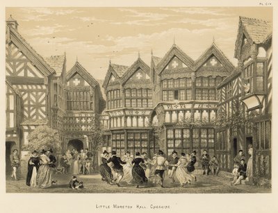 Little Moreton Hall, Cheshire autorstwa Joseph Nash
