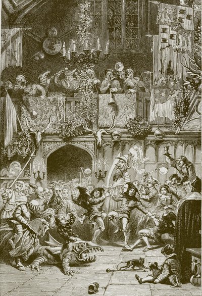 Wesołych Świąt autorstwa Joseph Nash