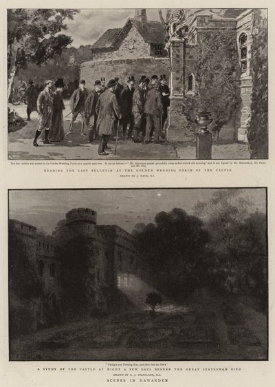 Sceny w Hawarden autorstwa Joseph Nash