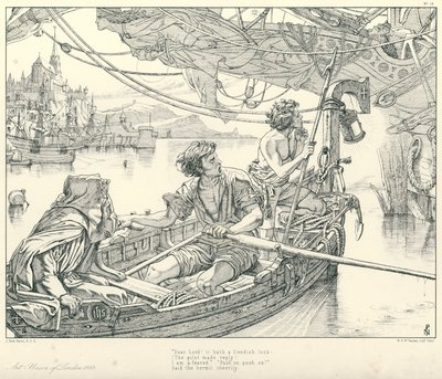 Ilustracja do rymu starożytnego marynarza Coleridge