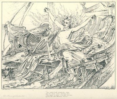 Ilustracja do rymu starożytnego marynarza Coleridge