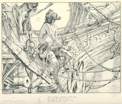Ilustracja do rymu starożytnego marynarza Coleridge