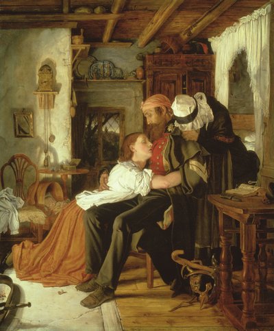 Dom, ok.1856 autorstwa Joseph Noel Paton
