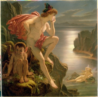 Oberon i Syrenka autorstwa Joseph Noel Paton