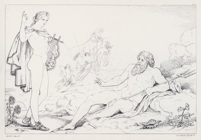 Shelleys Prometheus Unbound, akt III, scena 2 autorstwa Joseph Noel after Paton