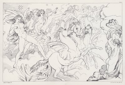 Shelleys Prometheus Unbound, akt II, scena 4 autorstwa Joseph Noel after Paton