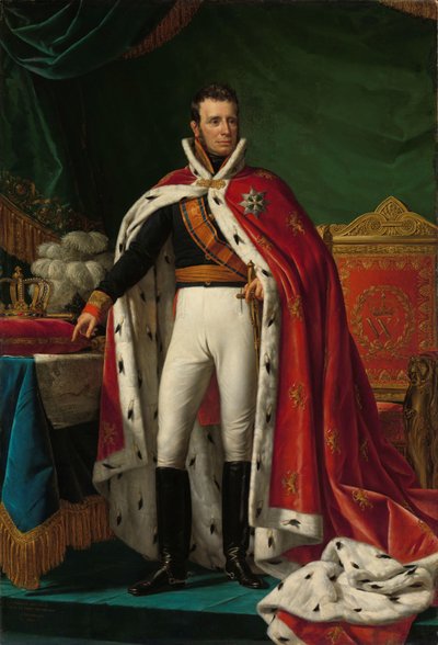 Portret Wilhelma I, króla Holandii autorstwa Joseph Paelinck