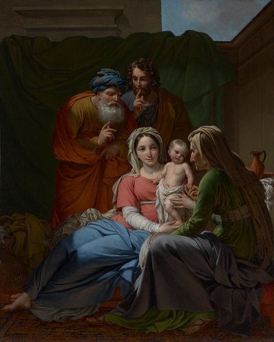 Święta Rodzina, ok.1820 autorstwa Joseph Paelinck