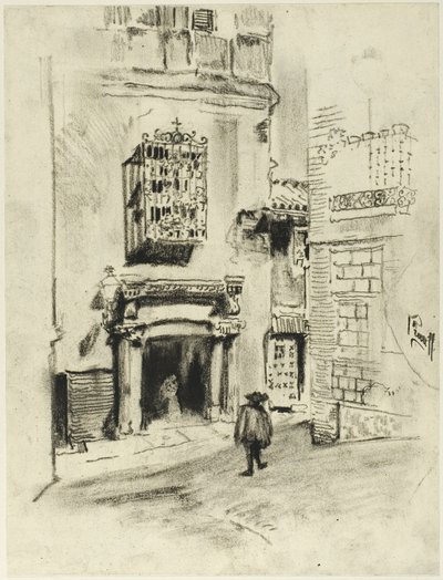 Drzwi, Toledo autorstwa Joseph Pennell