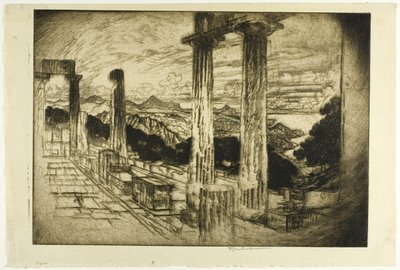 Egina autorstwa Joseph Pennell