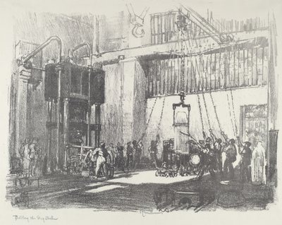 Butelkowanie Big Shell autorstwa Joseph Pennell