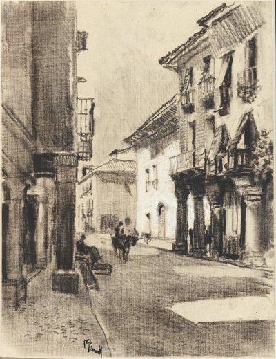 Calle Mayor Alcala autorstwa Joseph Pennell
