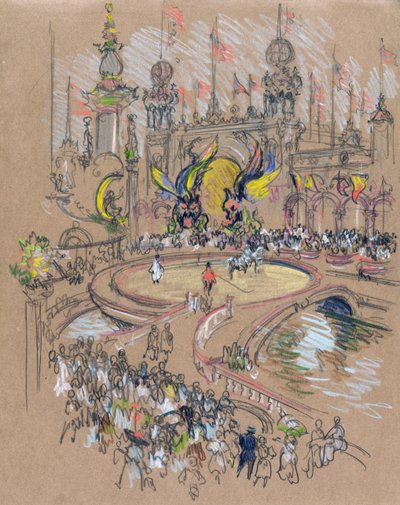 Coney Island autorstwa Joseph Pennell