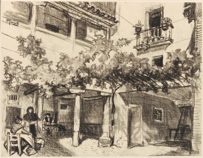Wspaniałe zdjęcia życia domowego, Alcalá autorstwa Joseph Pennell