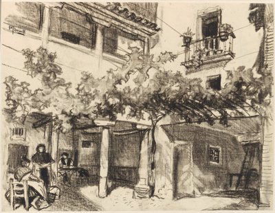 Wspaniałe zdjęcia życia domowego, Alcalá autorstwa Joseph Pennell