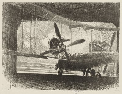 Angielska praca wojenna: Big Bug autorstwa Joseph Pennell
