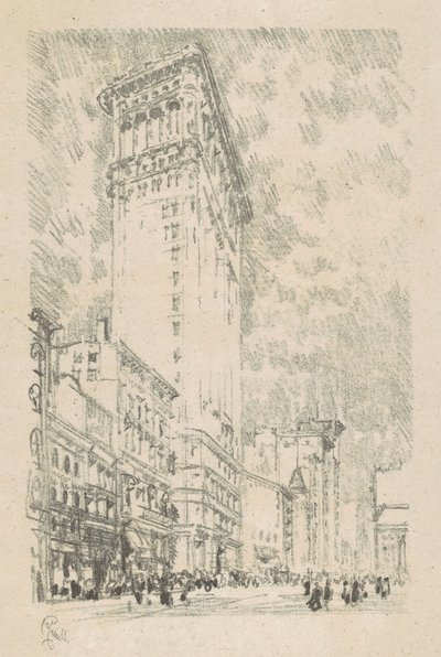 Budynek Flatiron autorstwa Joseph Pennell
