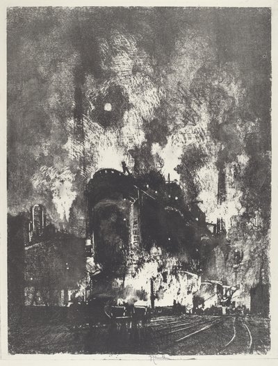 Piece w nocy autorstwa Joseph Pennell