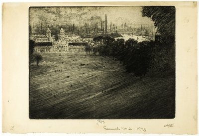 Greenwich Park, nr 2 autorstwa Joseph Pennell