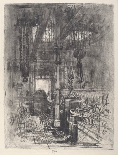 Działo, nr II autorstwa Joseph Pennell