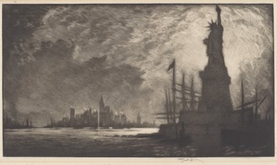 Zdrowaś Ameryko autorstwa Joseph Pennell