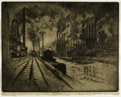 W Zakładach, Gospodarstwo autorstwa Joseph Pennell