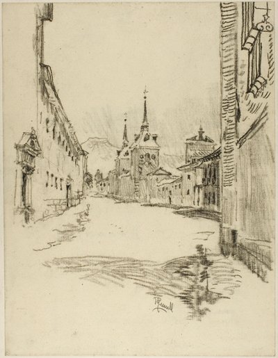 Jego ulice są szerokie i ciche autorstwa Joseph Pennell