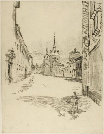 Jego ulice są szerokie i ciche autorstwa Joseph Pennell