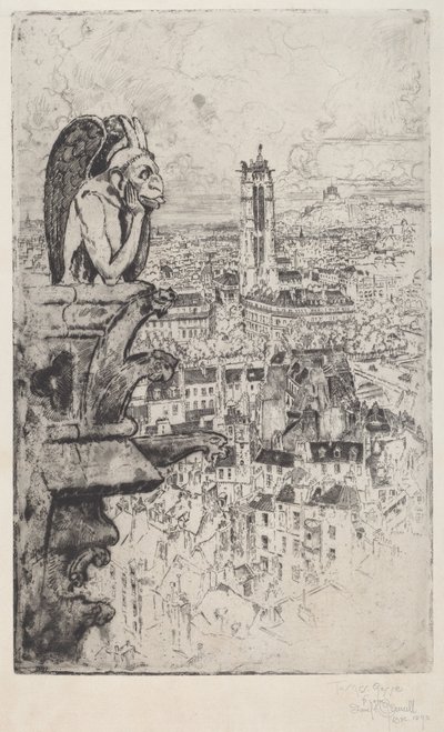 Le Stryge autorstwa Joseph Pennell