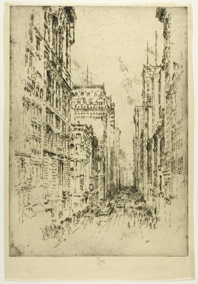 Dolny Broadway autorstwa Joseph Pennell