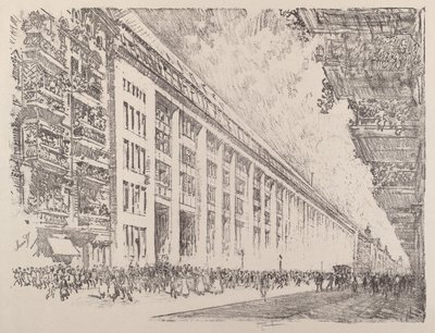 Południe, General Electric Works, Berlin autorstwa Joseph Pennell