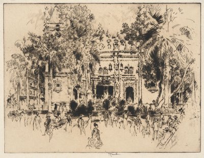 Stara Katedra autorstwa Joseph Pennell