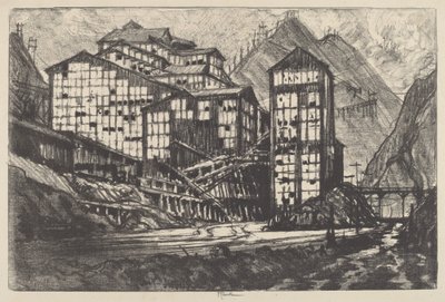 Stary Milion Oczu autorstwa Joseph Pennell
