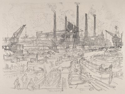 Power-House, Berlin autorstwa Joseph Pennell