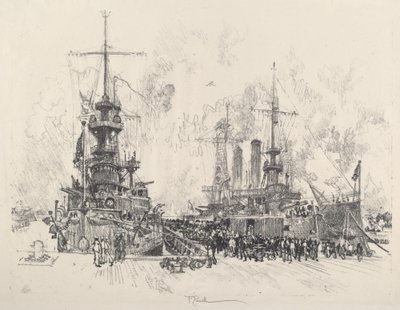 Ponownie gotowy do służby, 1917. autorstwa Joseph Pennell