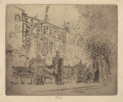 Dom Rossettiego autorstwa Joseph Pennell