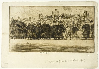 Królewski Windsor autorstwa Joseph Pennell